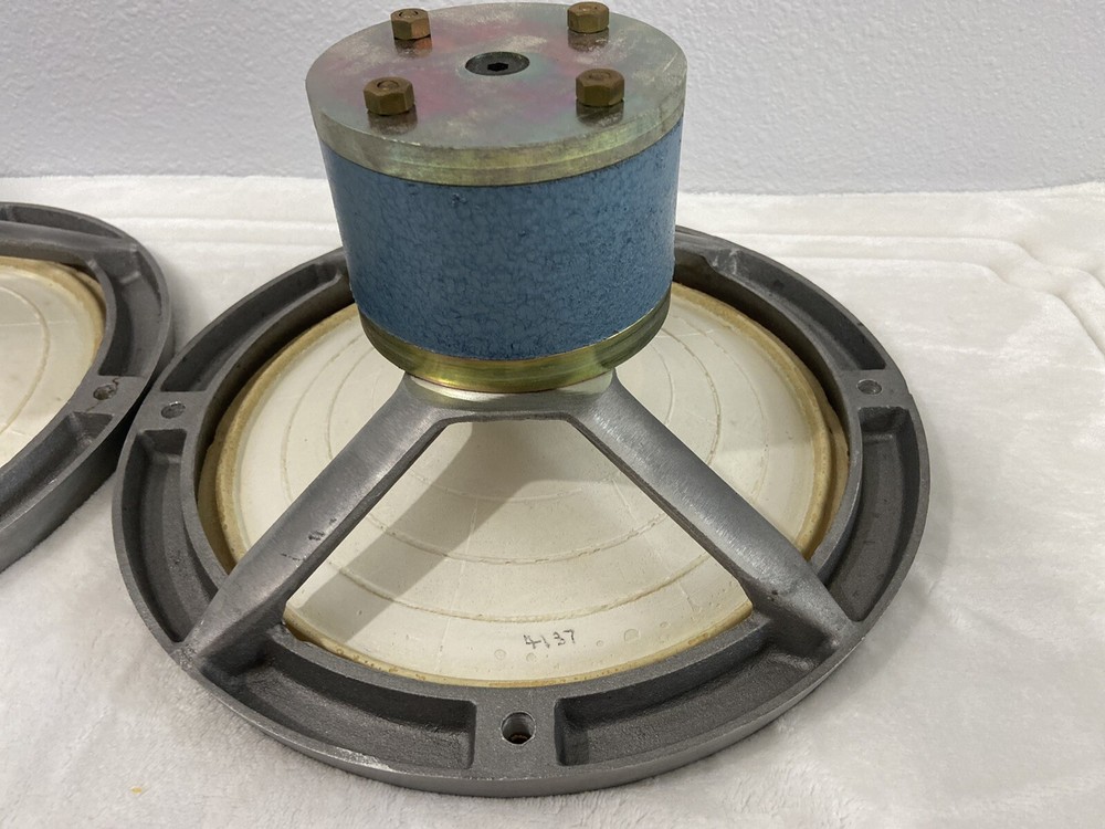 Pair HARTLEY - LUTH 220 MSG Pull Range ALNICO 10inch Speakers