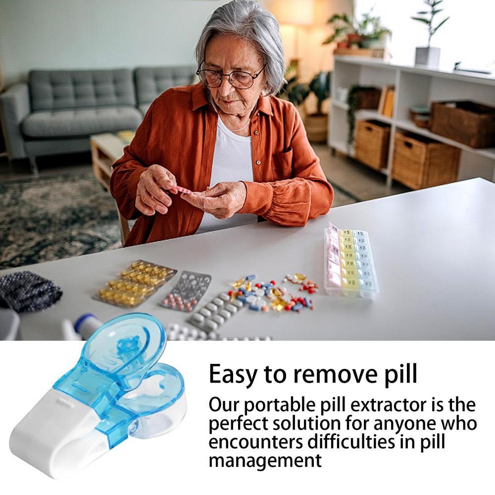 Portable Pill Taker Pollution Medicine Popper Tablet Dispenser For The Elderly
