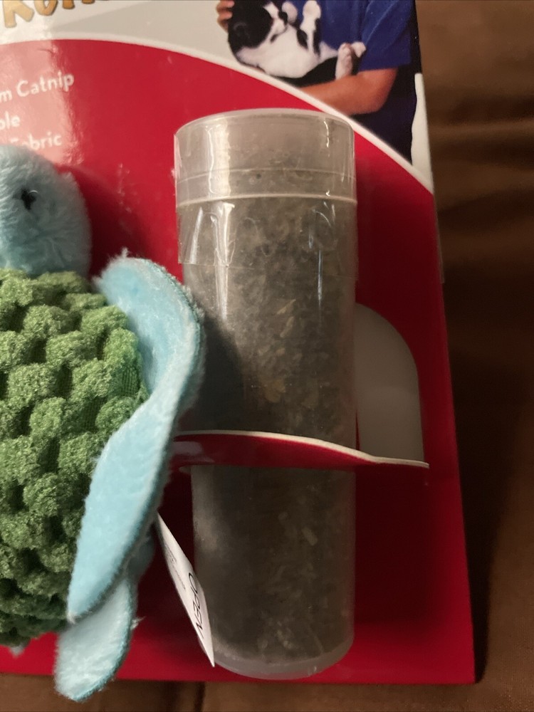 Kong Refillable Plush Catnip Turtle