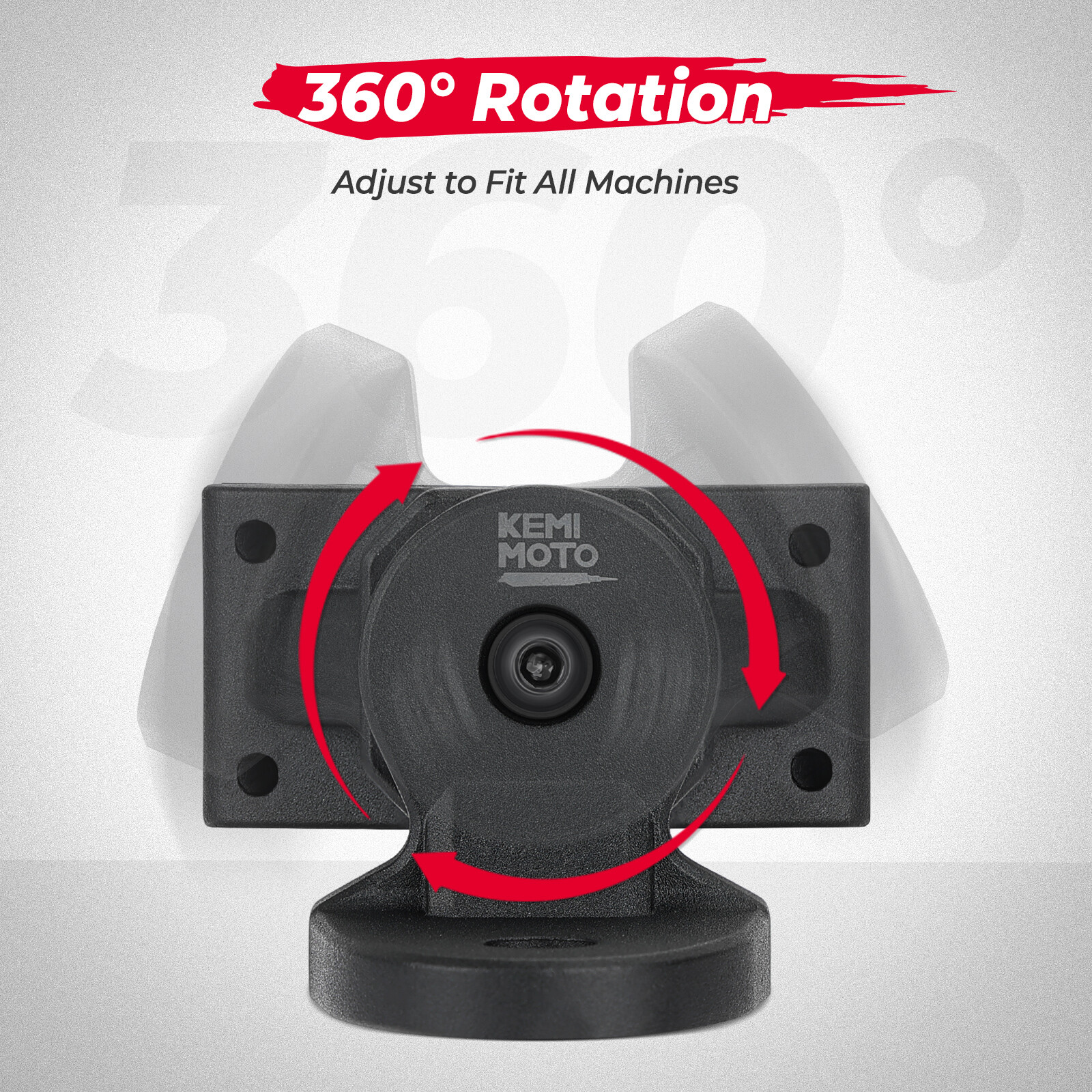 KEMIMOTO UTV Flag Mount Bracket Holder Fits 1.75" to 2" Rollbar Cage for X3 RZR