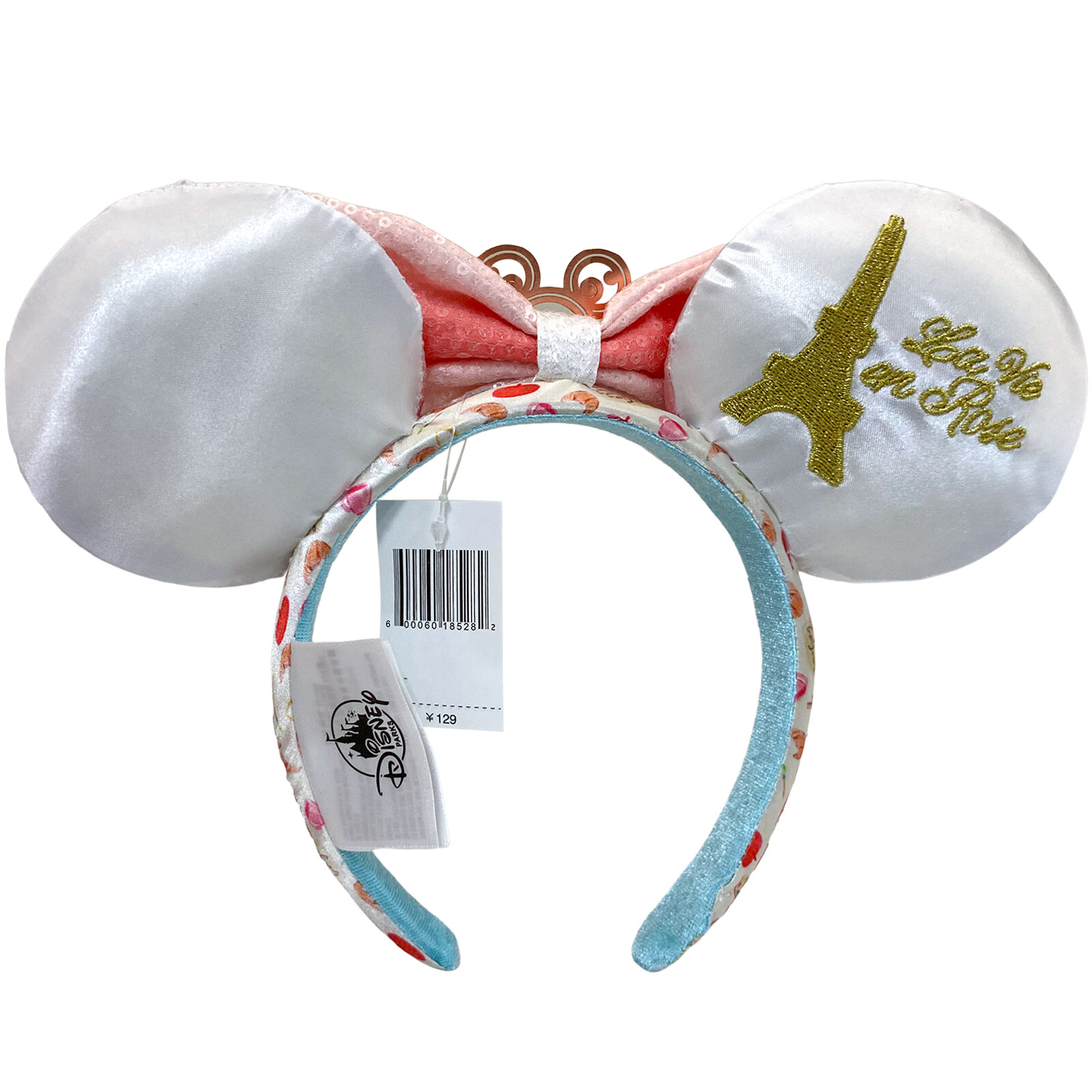 Disney Parks Epcot France World Showcase Minnie Mouse Ears Paris Headband 2025