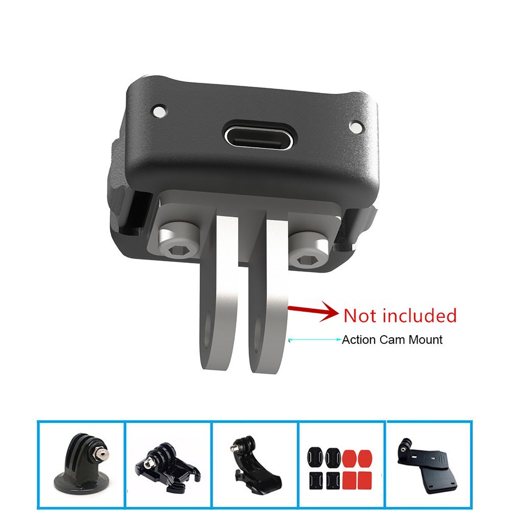 Type-C Charging Base Mount Adapter for DJI OSMO Pocket 3 Camera Accessories