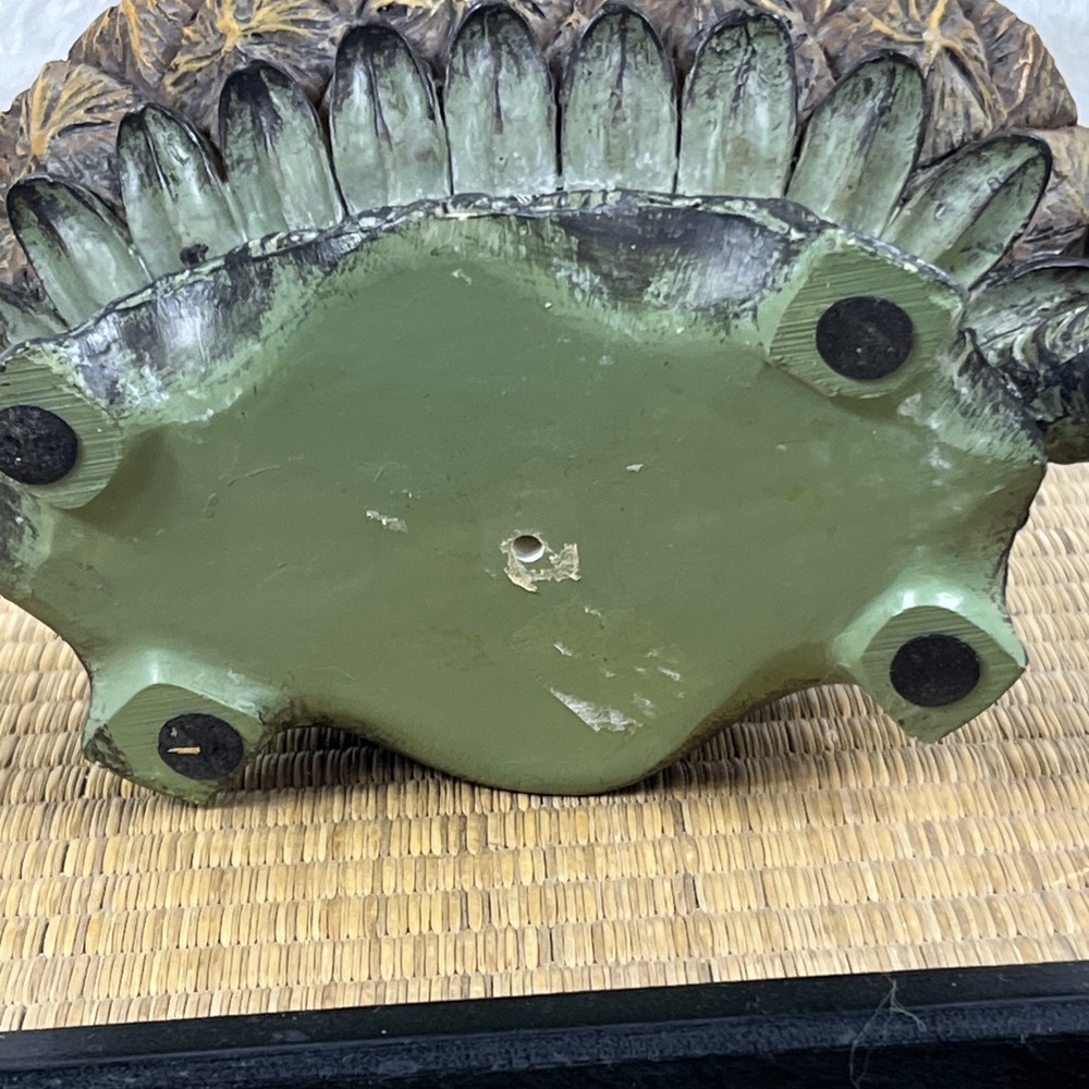 Unique Pineapple Soap /Trinket Dish 7”L 4”W 3”T Resin