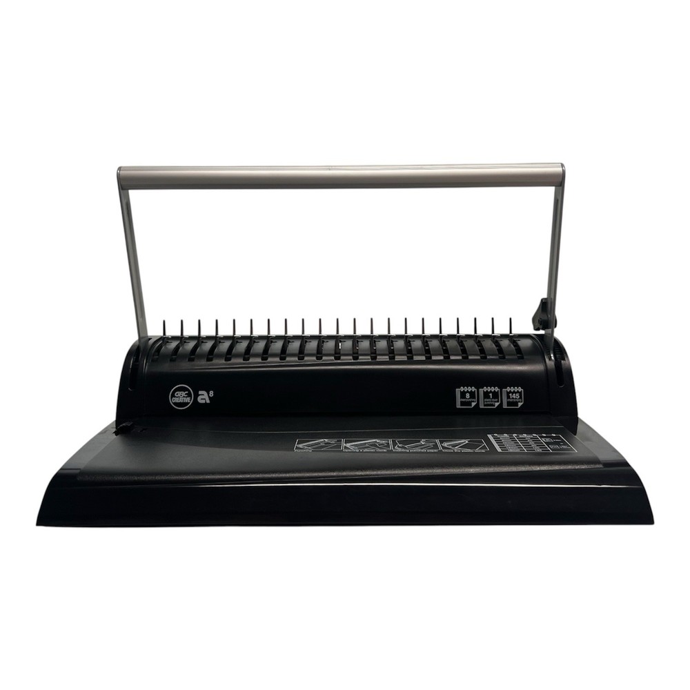 GBC Creative A8 Comb Binding Machine – Like New with Box – Binds 145 Sheets