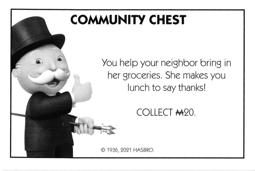 Monopoly Card Community Chest
