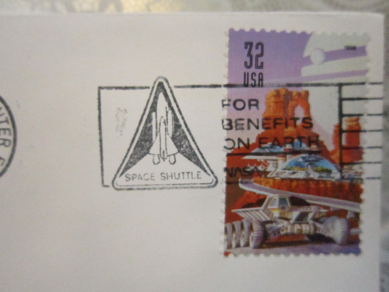 DISCOVERY 7 NASA PATCH John Glenn Mukai Duque Brown Lindsey Robinson Parazynski+