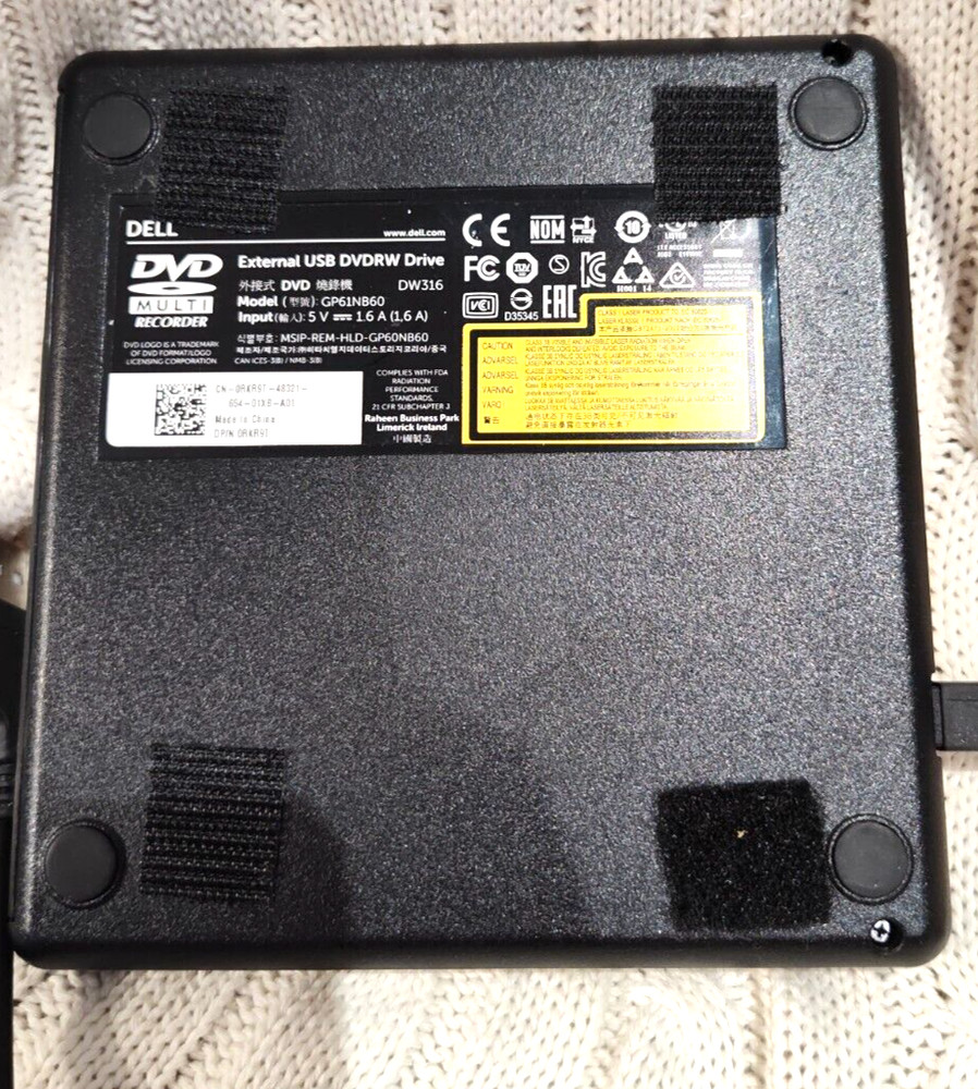 Dell External USB DVDRW Drive DVD Multi Recorder GP61NB60