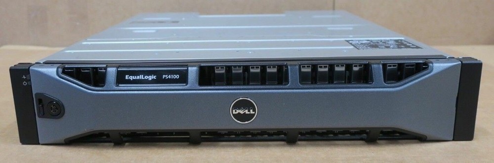 Dell EqualLogic PS4100X Virtualized iSCSI SAN Storage Array 24x 300GB 15K HDD