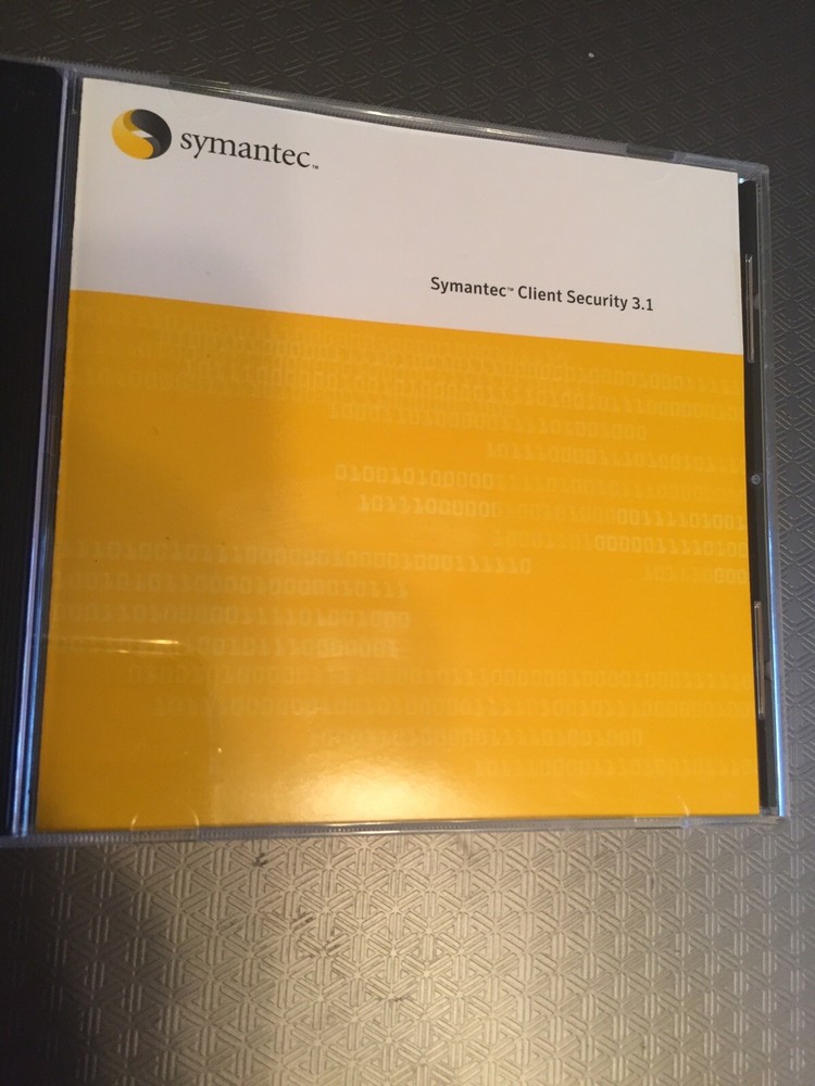 Symantec Client Security 3.1 Software