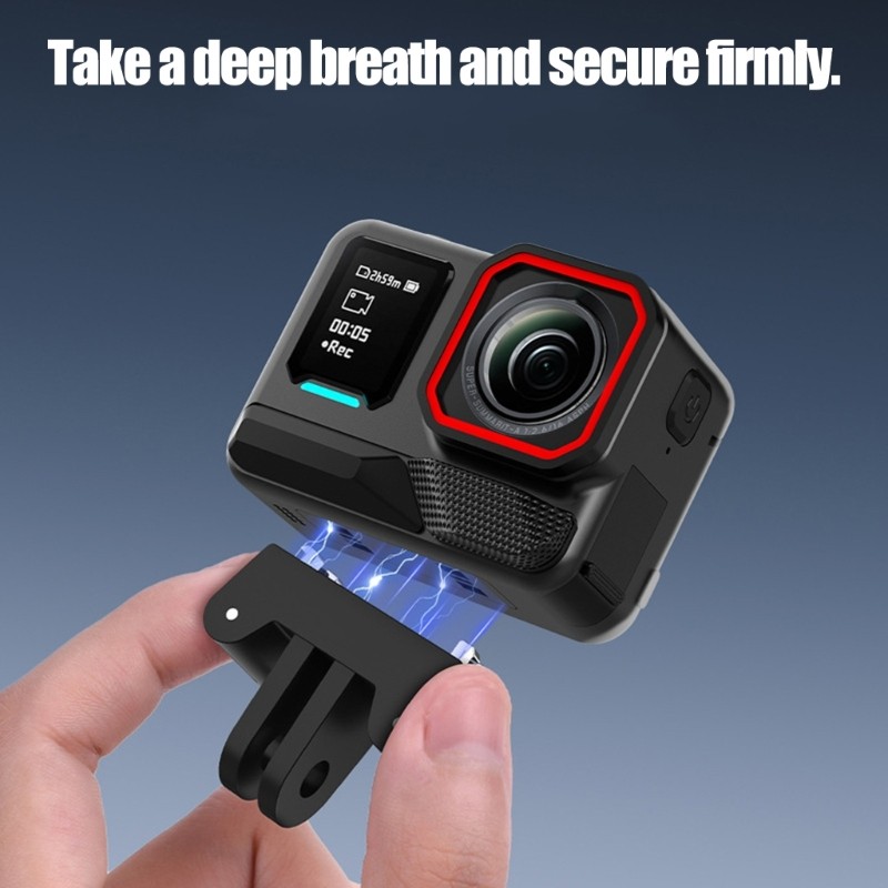 Adapter Mount For 2 Action Camera Quick Release Mount Extension