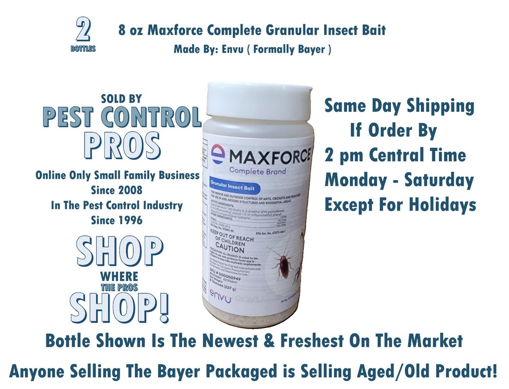 16 oz Maxforce Complete Pest Insect Granular Bait Control Ant Roach Silverfish