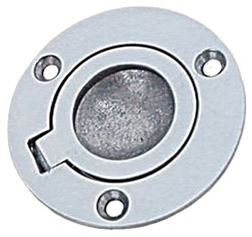 Hatch Handle Round Chromed Brass 50mm
