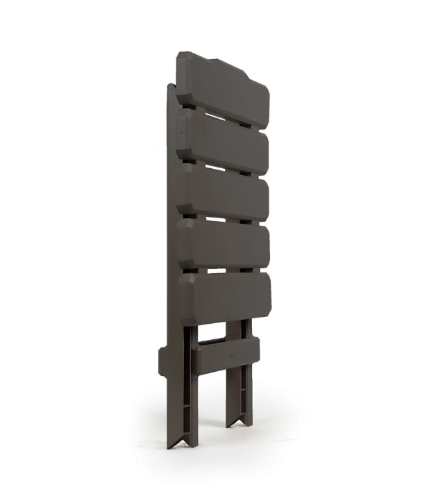 Small Adirondack Folding Table Charcoal Outdoor Side Table