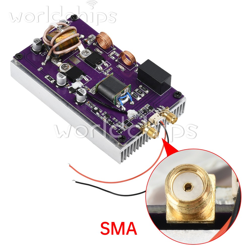 20W Portable Short Wave Amplifier Module Transceiver Automatic Converter SMA