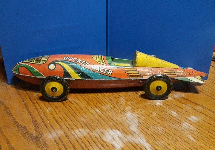 Marx Rocket Racer Wind-up, 1935, Works