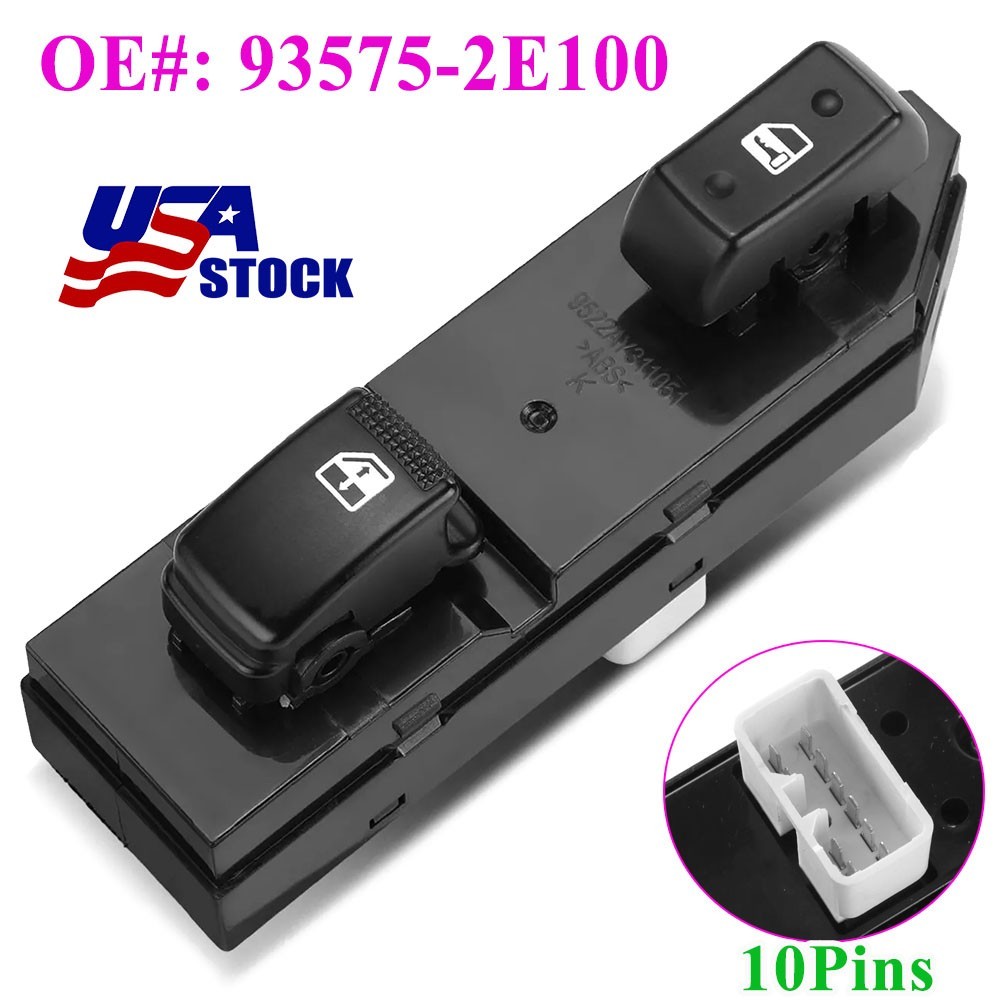 Power Window Switch 935752E100, Front Right Passenger Side Control 93575-2E100