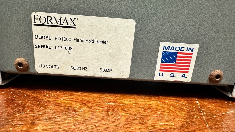 Formax FD1000 Hand Fold Sealer