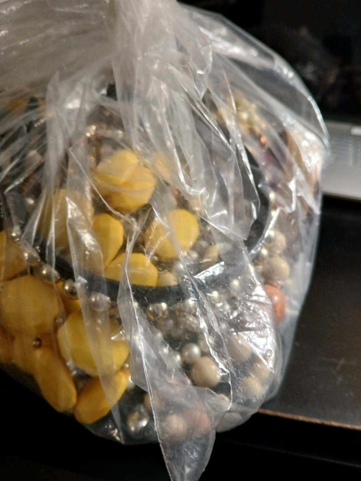 Almost 8 Lbs. Jewelry Grabbag Some Wearable Some Tangled All Great For Crafting