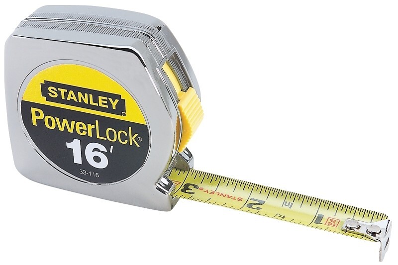 Stanley 33-116 PowerLock 16 ft. L X 0.75 in. W Tape Measure TAPE