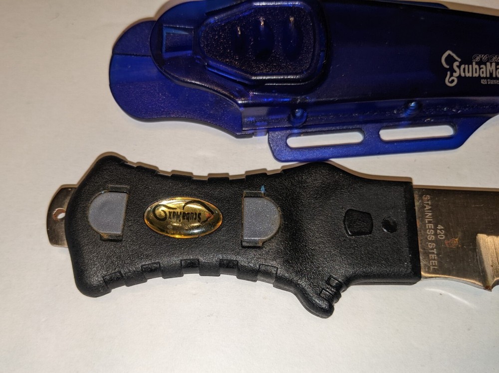 Scuba Max 420SS Rounded Tip Scuba Knife USED