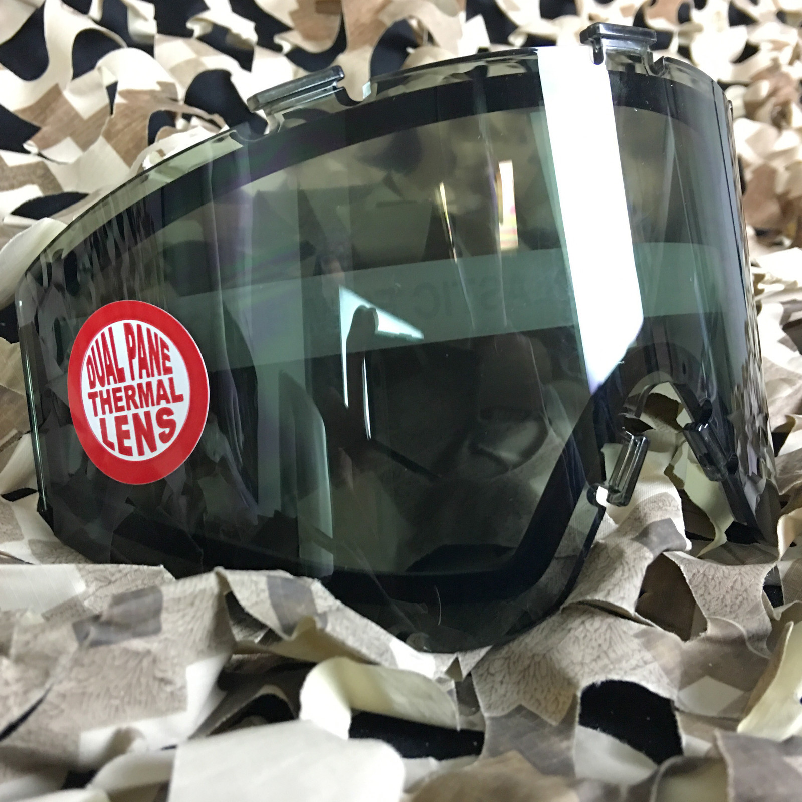 NEW JT Spectra & Flex Paintball Mask Dual Pane Thermal Anti-Fog Lens - Smoke