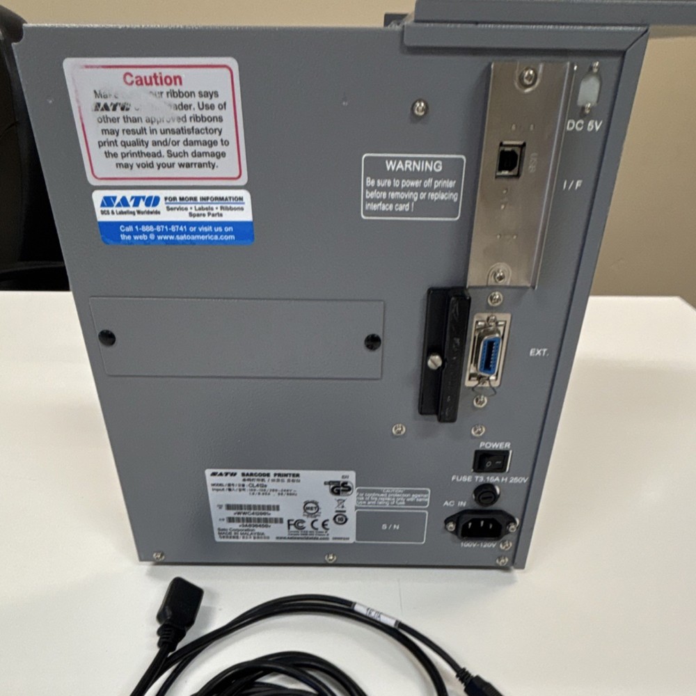 SATO CL412e Label Printer Thermal Barcode Printer Model CL412e MPN CL412e