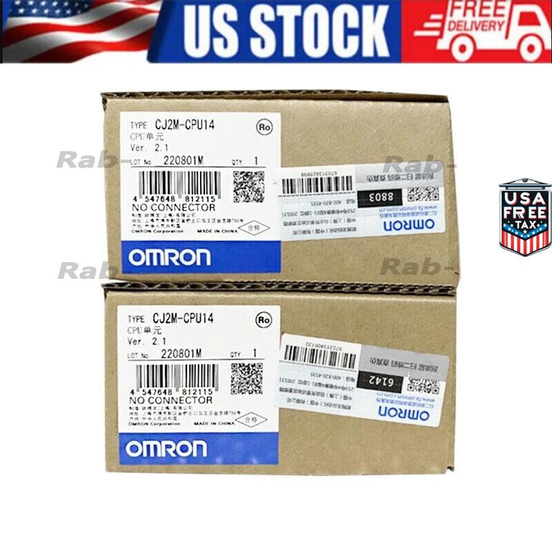 New Original Omron CJ2M-CPU14 PLC Module CPU Unit CJ2M-CPU14