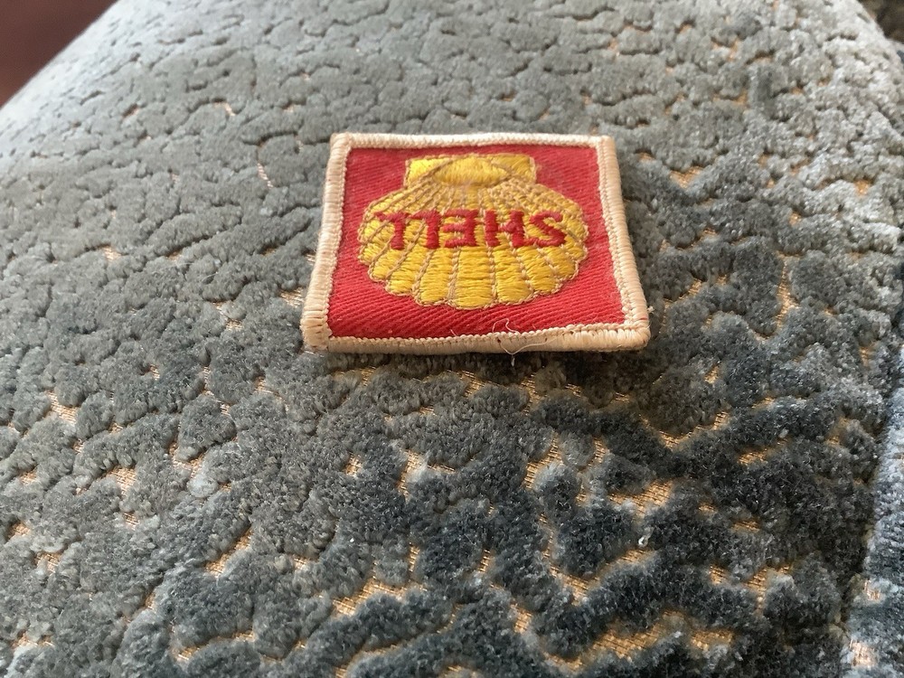 Vintage Shell Gas Oil Uniform Jacket Hat Patch