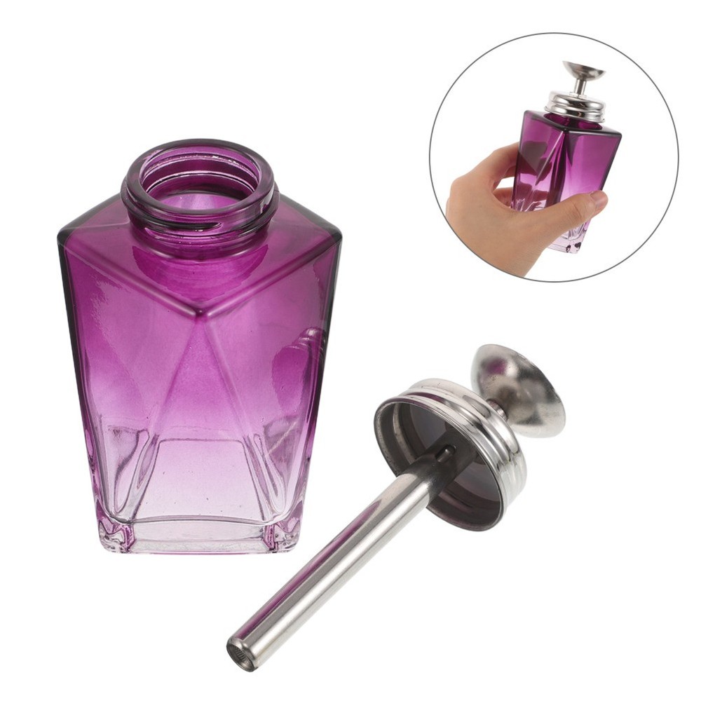 Nail Polish Remover Pump Bottle: 150ml Refillable Press Down Makeup Cleaner