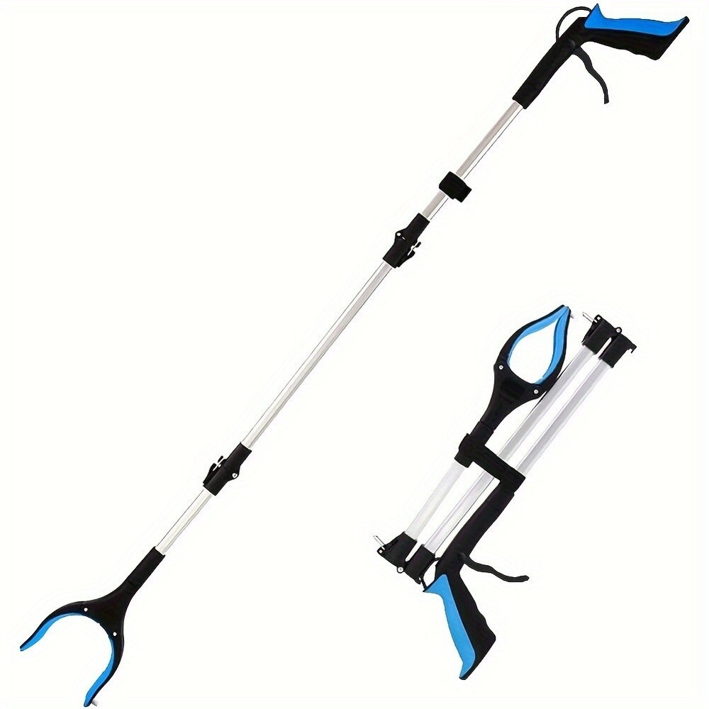 43" Extra-Long Grabber Tool with Magnet – Foldable, Multi-Angle Arm Extender