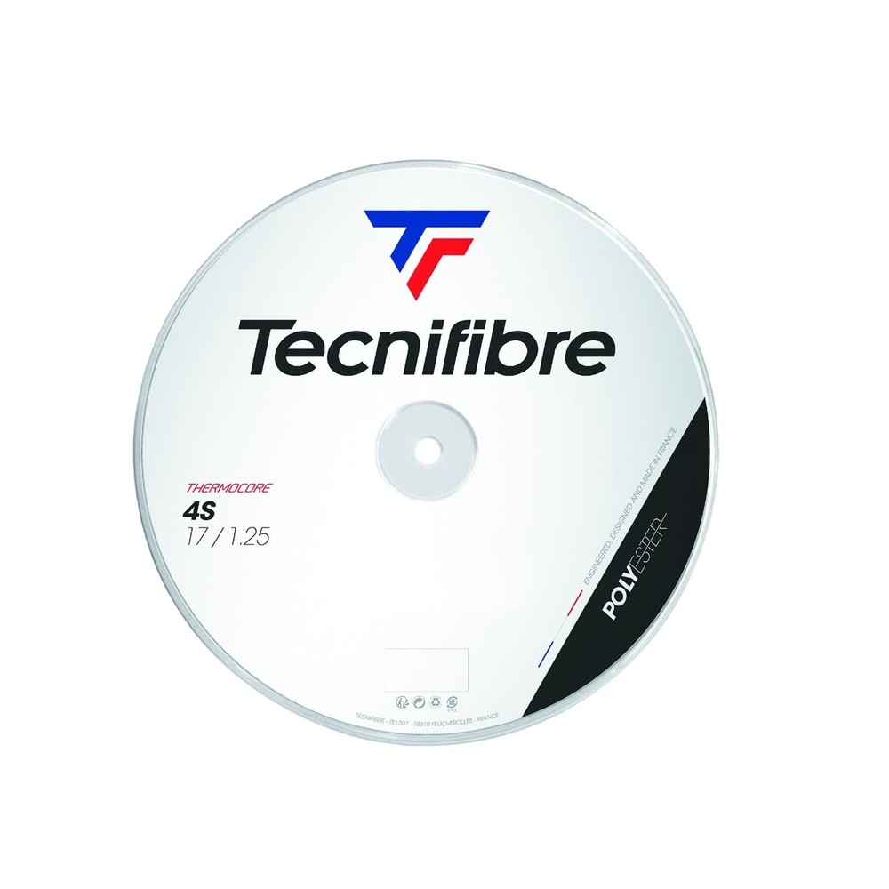 Tecnifibre Black Code 4S Tennis String Reel (17G Black)