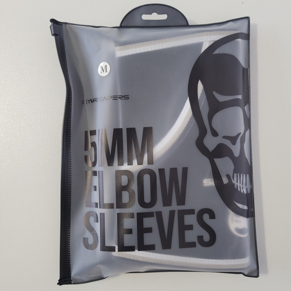 Gym Reapers Elbow Sleeves Black Medium, New