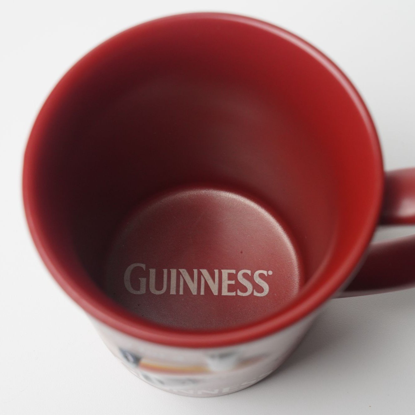 Guinness Toucan Red Ceramic Beer Mug Lovely Day For A Guinness
