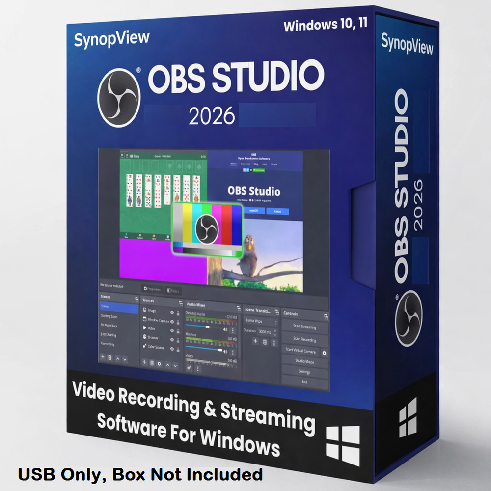 OBS Studio 2026 - Video Recording | Live Streaming Screen Recording Software