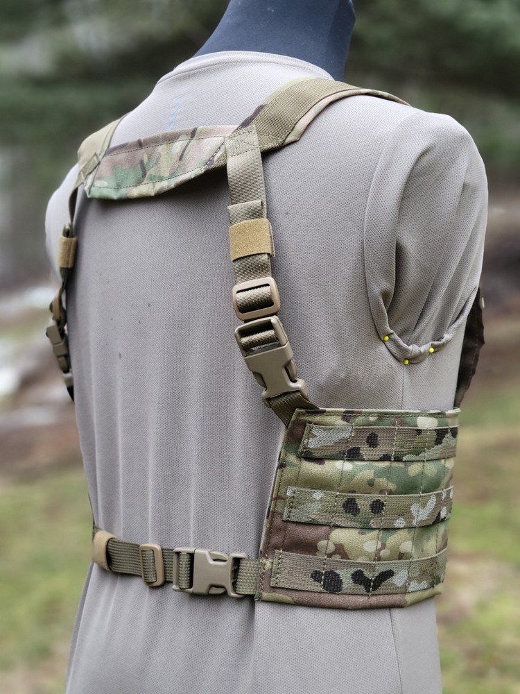 Tactical Split Front Chest Rig Multicam Made In USA