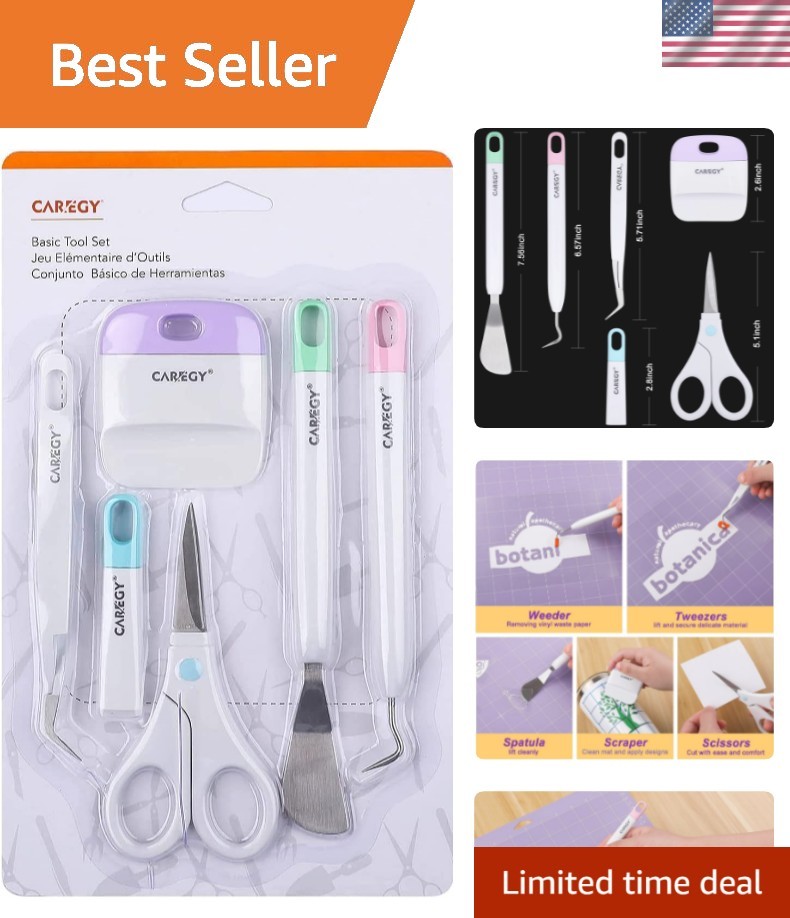 Craft Vinyl Weeding Tools Set, Precision Craft Tools Kit, Weeding Kits for Cr...
