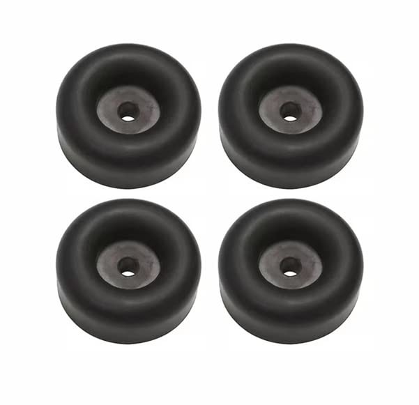 4 Pack Rubber Isolation Feet Pads Thick Rubber WashersRound Rubber Bump Stops...