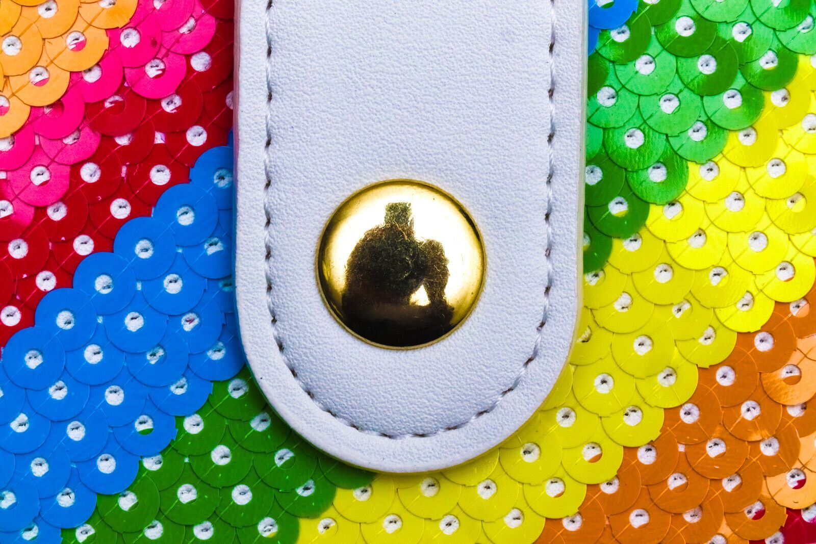 Loungefly Disney Mini Sequin Pride Rainbow Ziparound Wallet Coin Purse