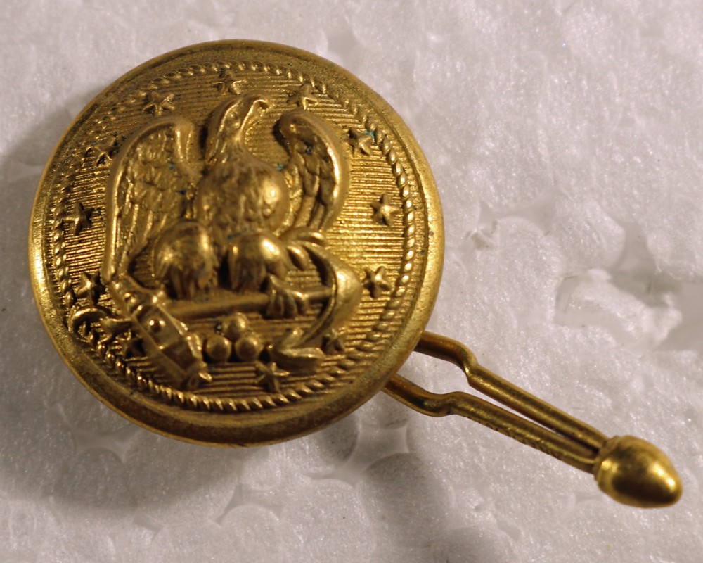 HH-15 US Navy Eagle Button Pre-WWII JCL Shabeck Backmark