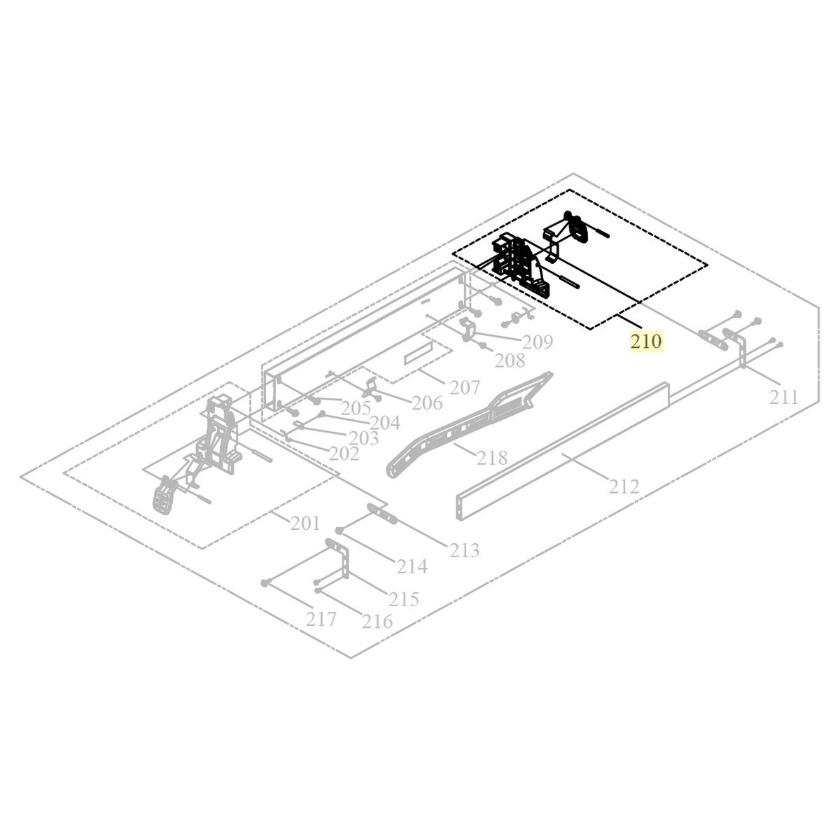 Dewalt Genuine OEM Fence Head for DCS7485B Table Saw - N773292