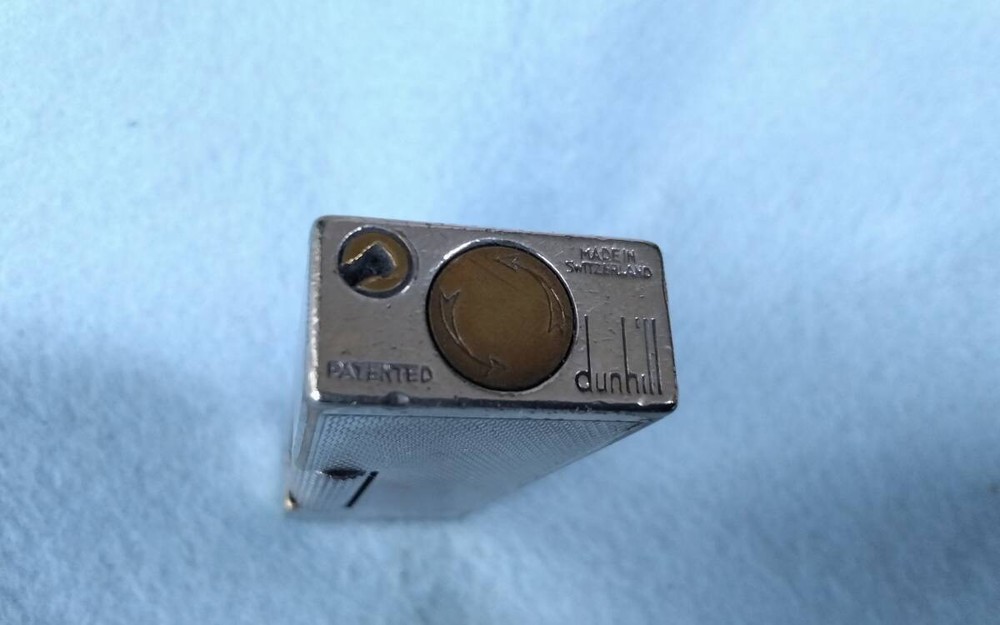 Dunhill Silver Barley Pipe Lighter Custom Worked Used with New O-Ring