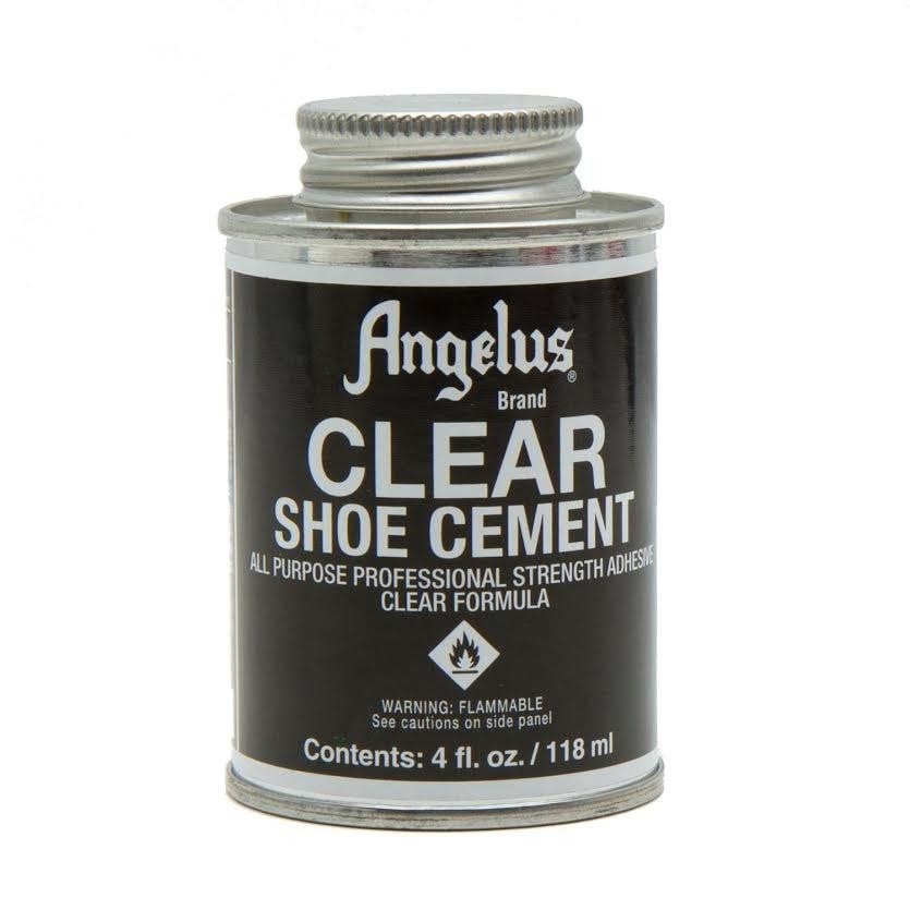 ANGELUS Clear Shoe Cement All Purpose Glue for Shoe Repair 4 oz