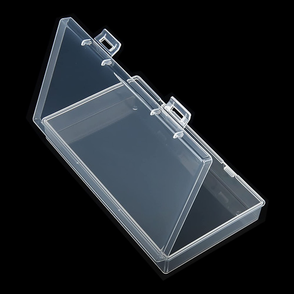 Thintinick 8 Pack Rectangular Clear 6.5 x 3.74 x 1.18 inch, Transparent