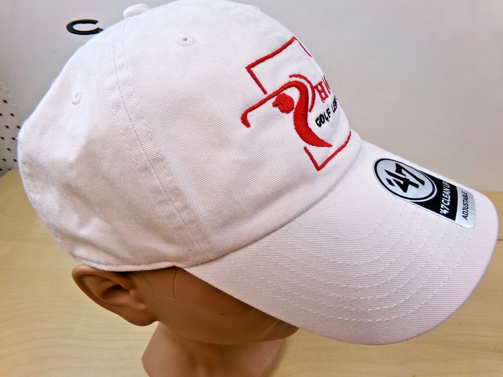 '47 Brand Cap Hat White Phils Golf Lessons Adjustable Strap Phil Carbone New