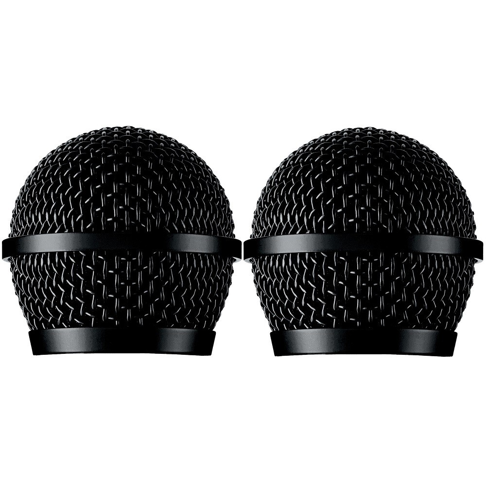 2 Pack Microphone Grille for Shure BLX2/PG58 Handheld Wireless Transmitter Black