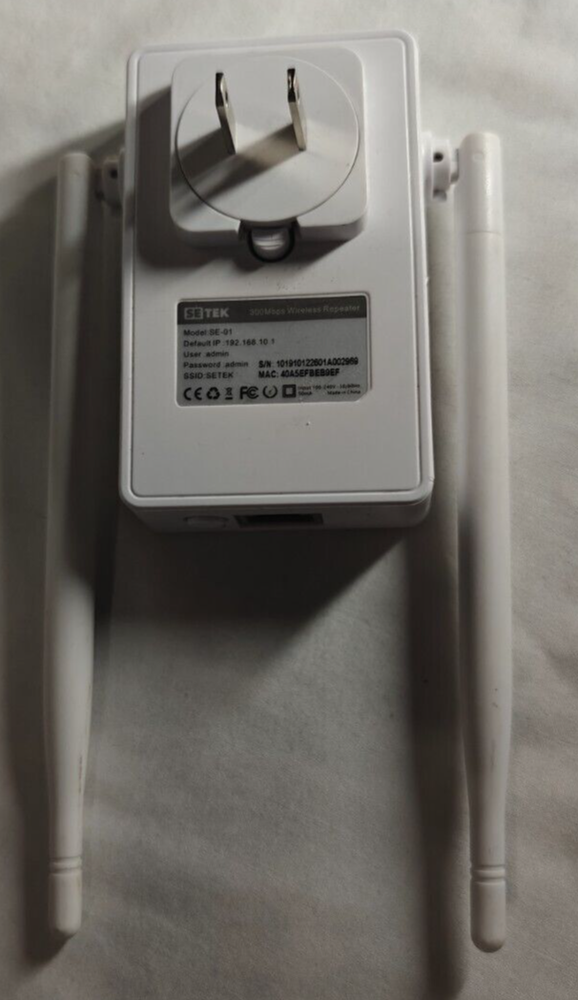 Setek SE-01 300Mbps Wireless Repeater, Extender
