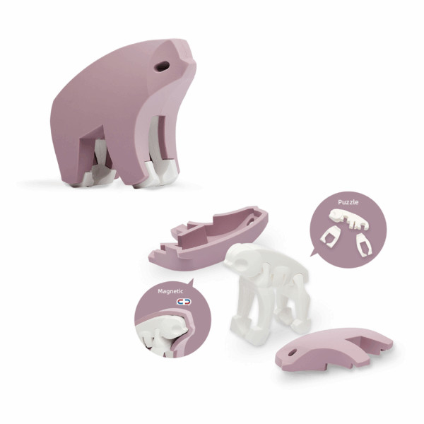 HALF FOREST: Sloth Magnetic Half Toy 3+