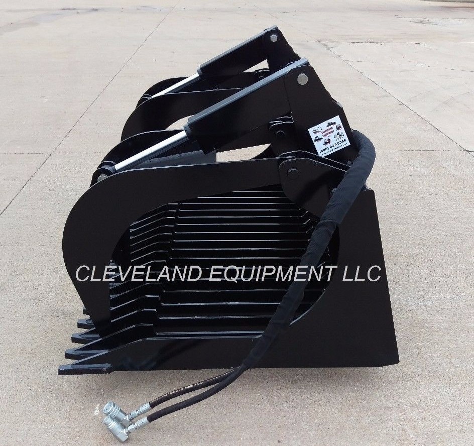 72" EXTREME-DUTY SKELETON ROCK GRAPPLE ATTACHMENT John Deere Skid-Steer Loader
