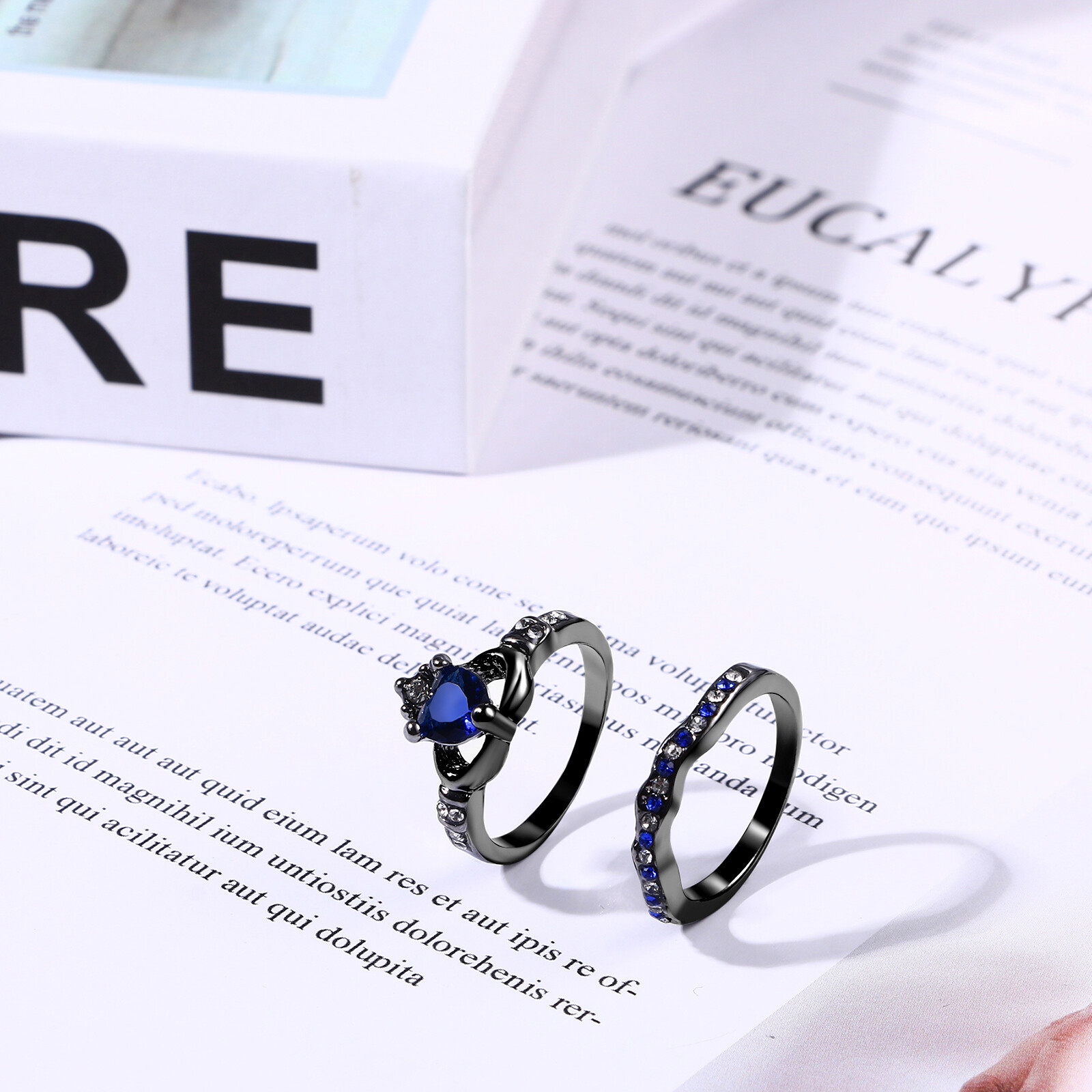 Men I Love You Wedding Band Tungsten Ring Women Heart Promise Band Couple 2pcs