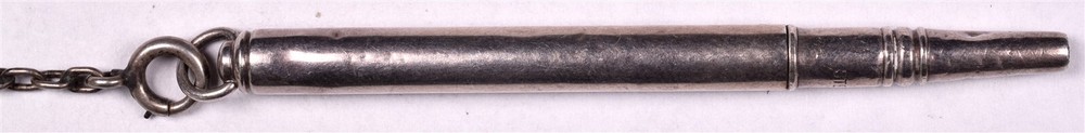 Sterling Chatelaine Perfume, Pencil, Notepad, and Coin Vial